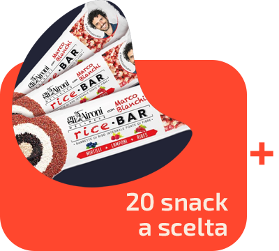 20 snack a scelta